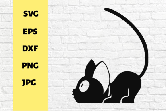 Black Cat Svg for Embroidery Projects