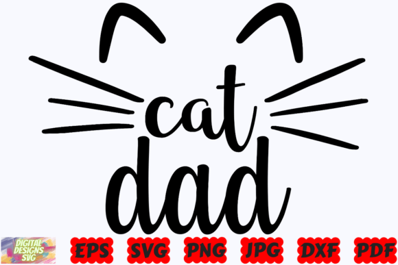 Cat Dad SVG Embroidery Design Review