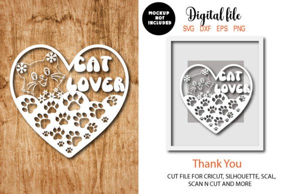 Cat Lover Laser Paper Cut Design Review