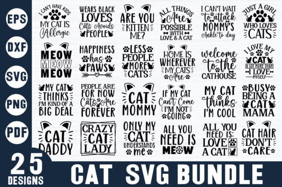 Cat Svg Bundle for Embroidery Projects