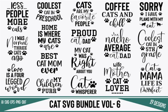 CAT SVG BUNDLE VOL- 6 Review