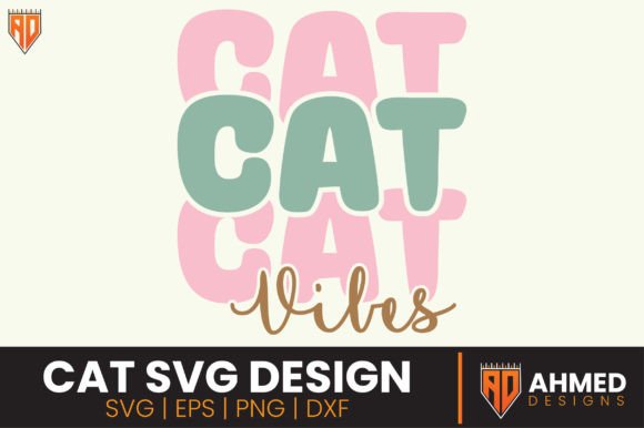 Cat SVG Design for Embroidery Projects