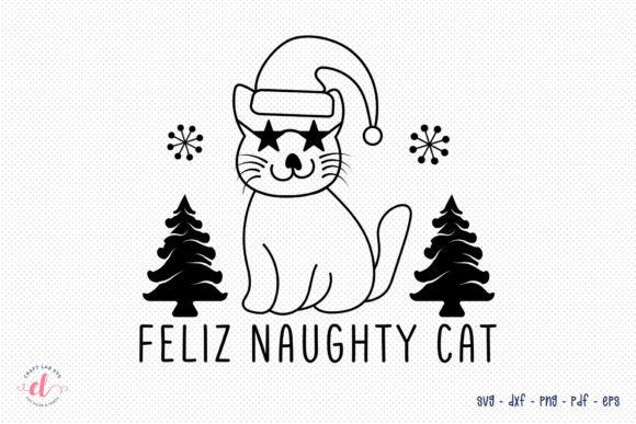 Feliz Naughty Cat - Christmas SVG Design Review