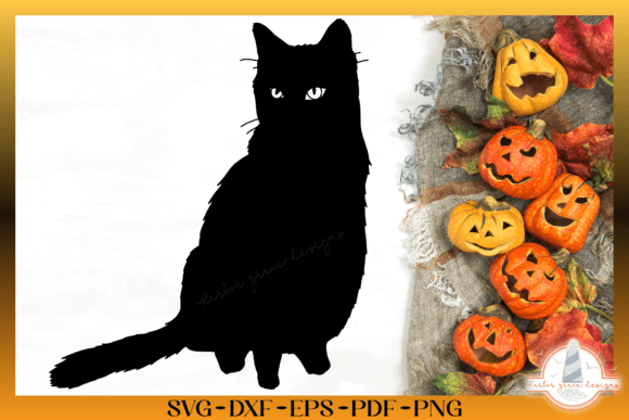Halloween Black Cat Silhouette SVG Review